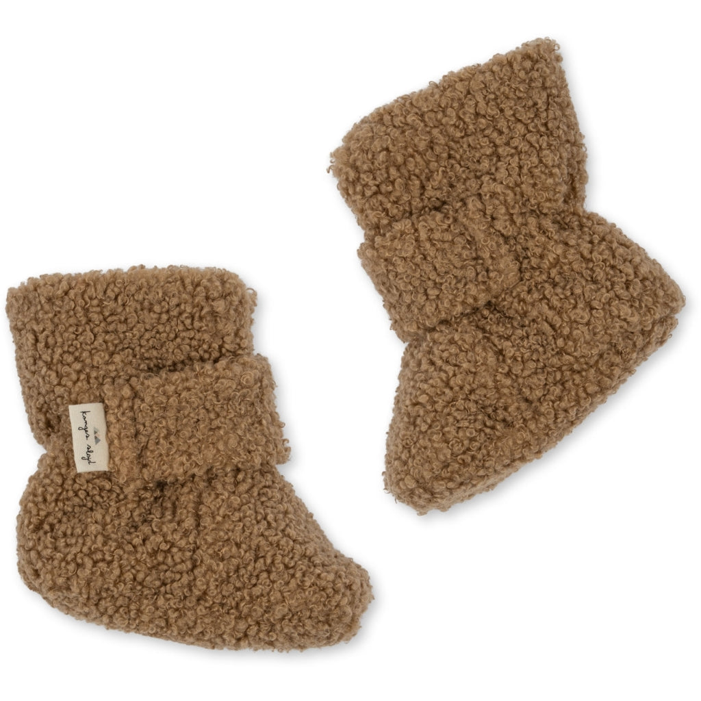 Grizz Teddy Baby Boots Shitake