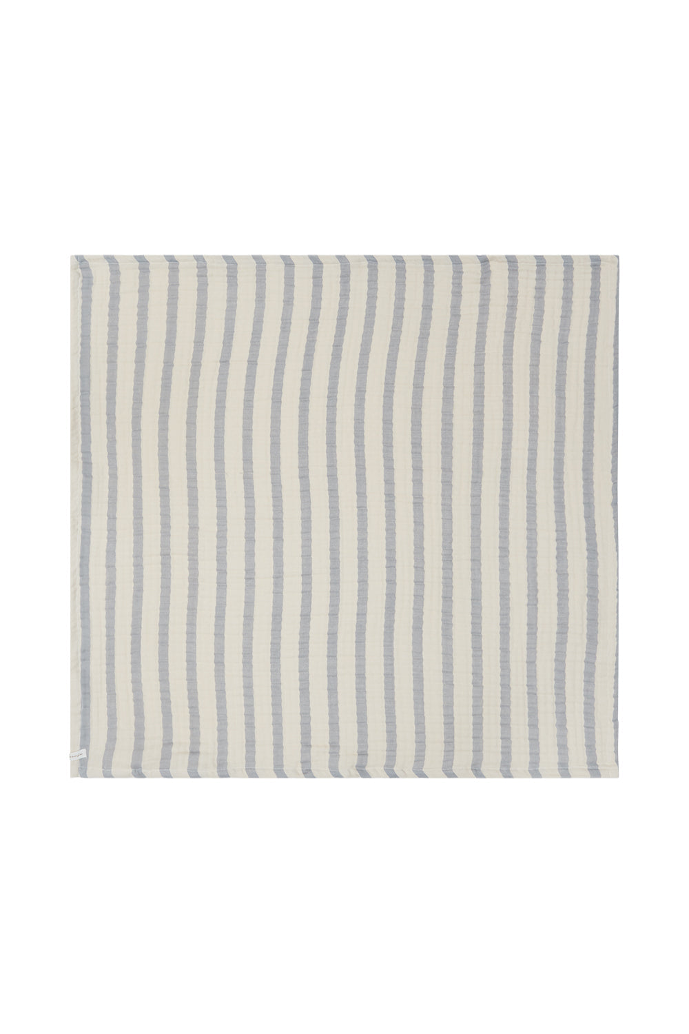 Musselintuch 'Blue Stripes'