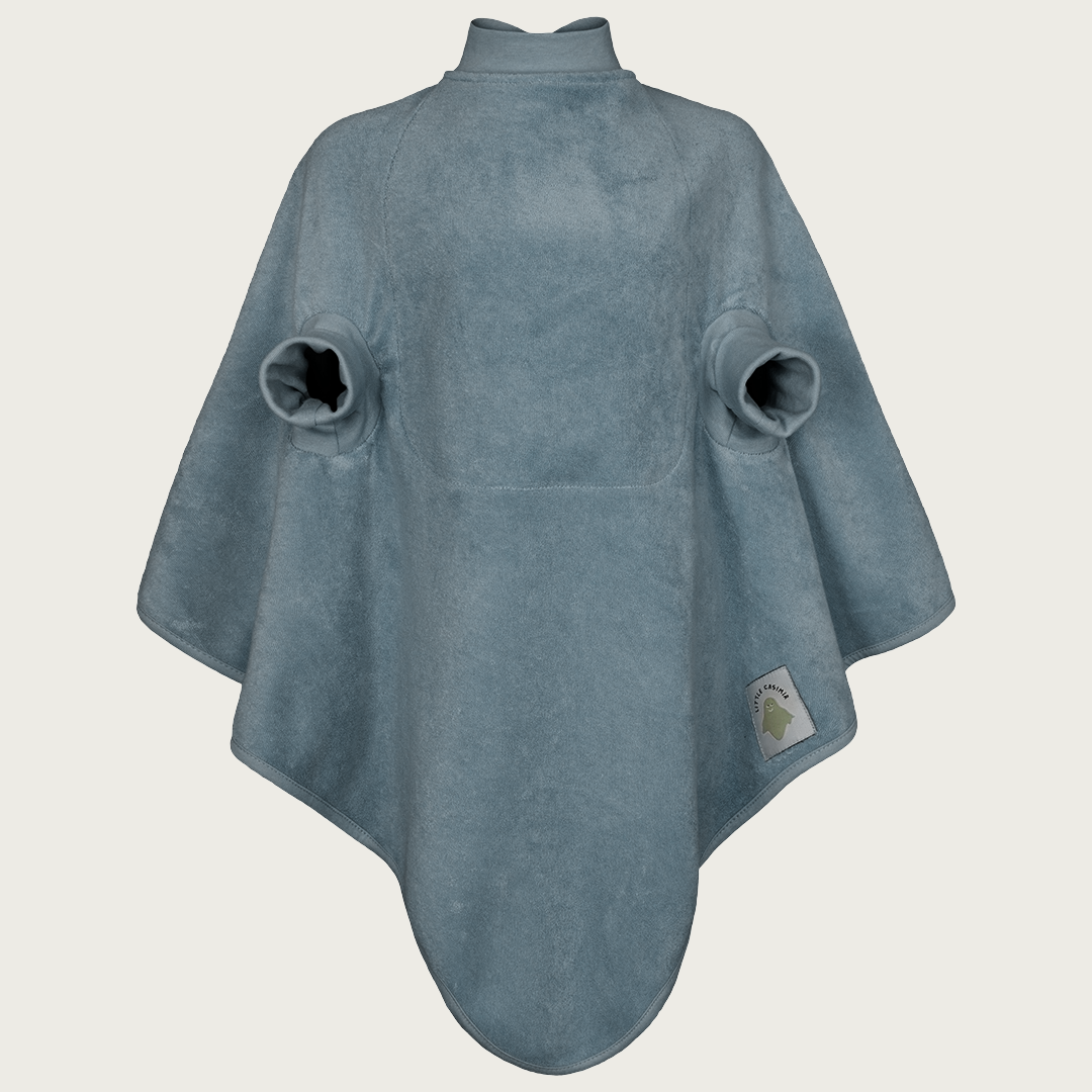 Lätzchen Boo - Frottee Waterproof 'Baltic Blue'