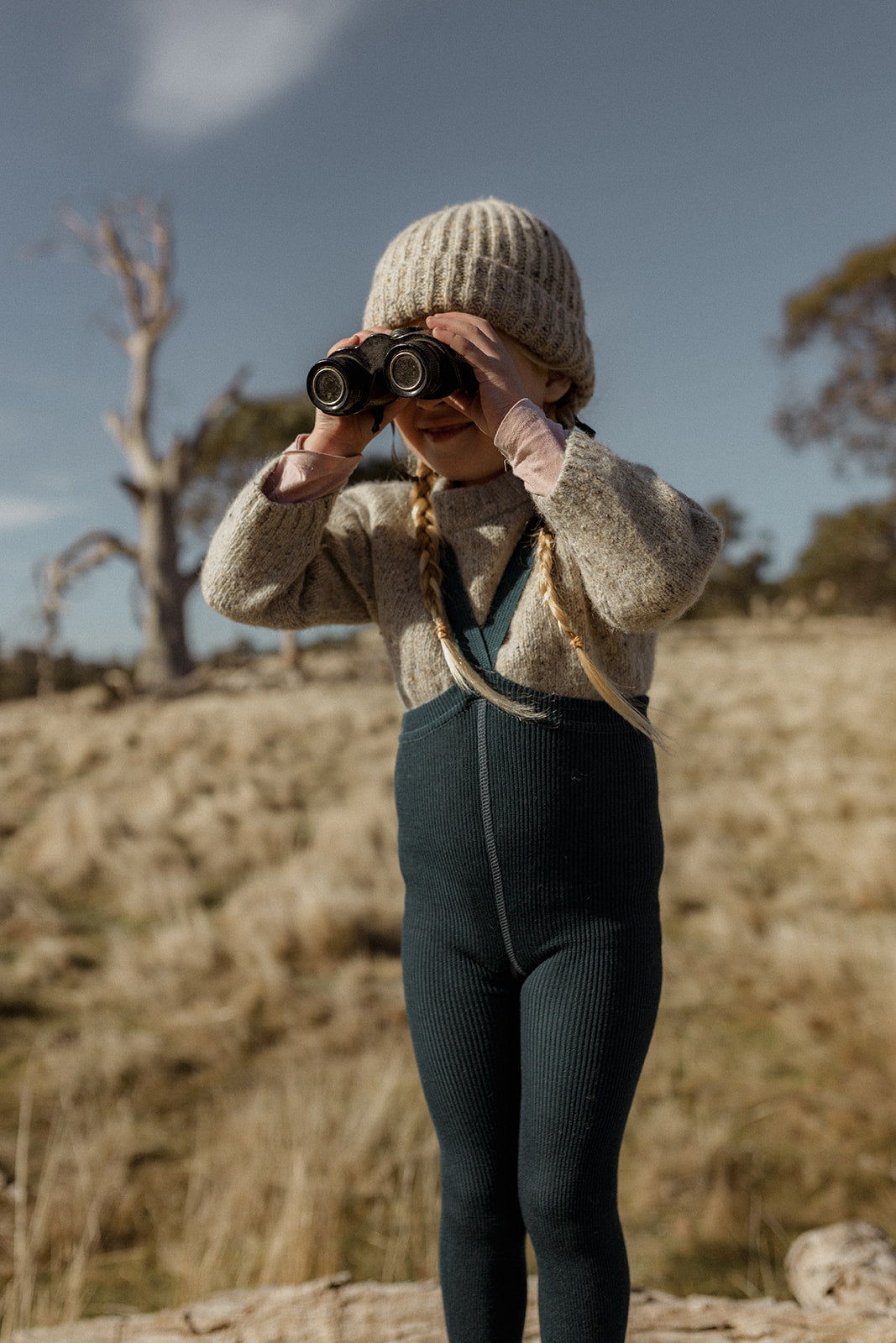 Strumpfhose Wooly Footless 'Blue Sapphire' - The Little One • Family.Concept.Store.