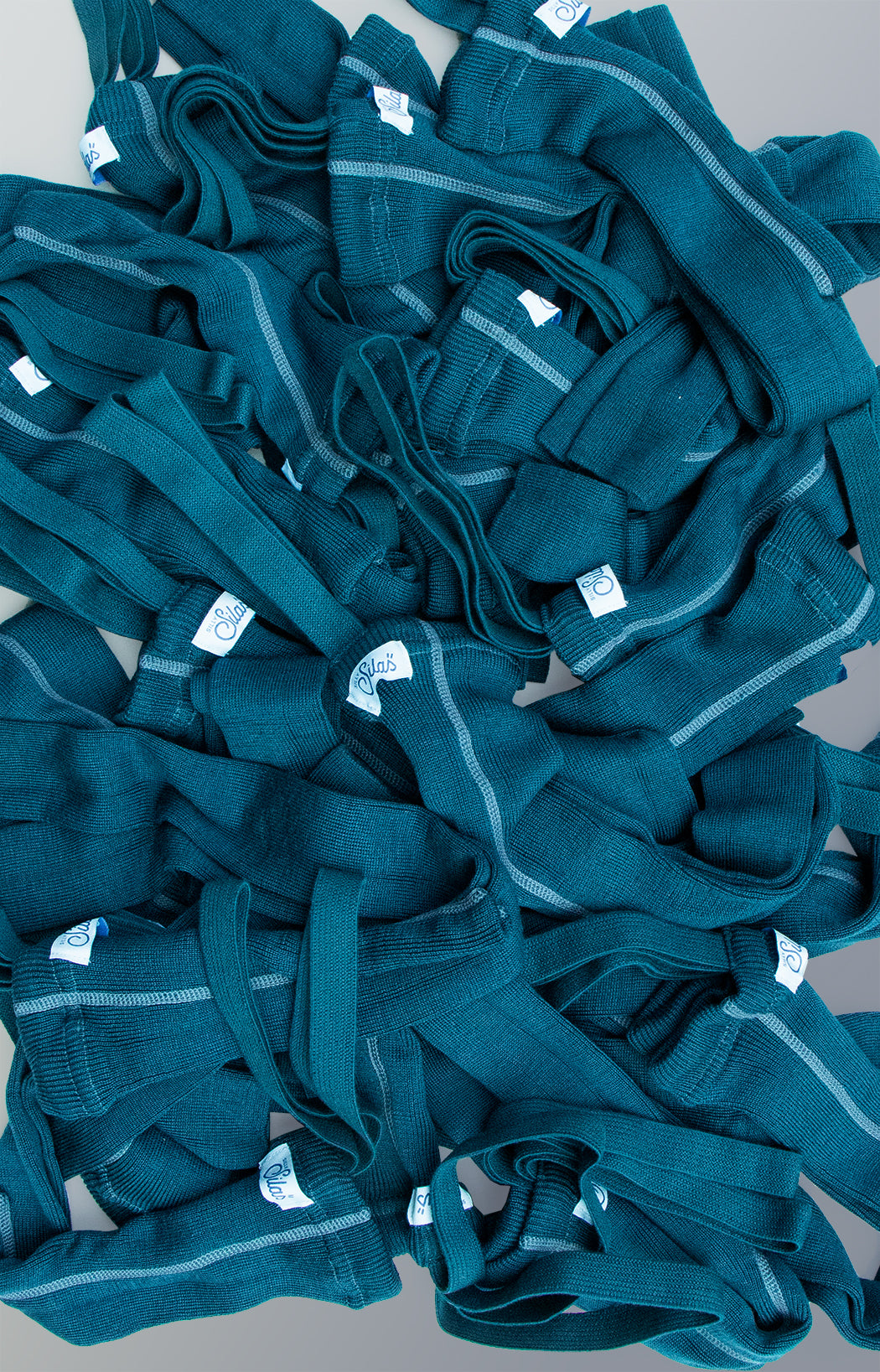 Strumpfhose Wooly Footless 'Blue Sapphire' - The Little One • Family.Concept.Store.