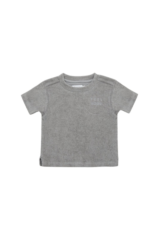 T-Shirt 'Feel Good' aus Frottee 'Soft Green'