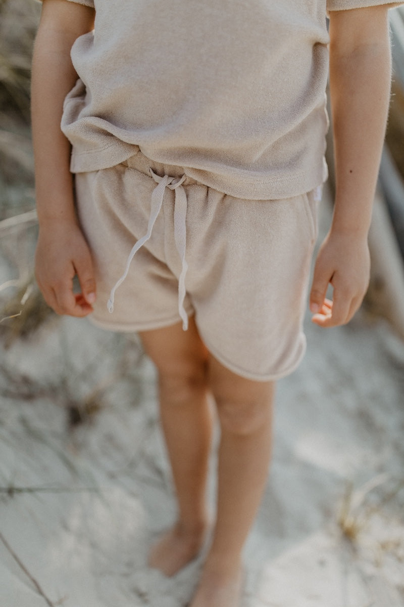 Frottee-Shorts 'Dusty Rose'