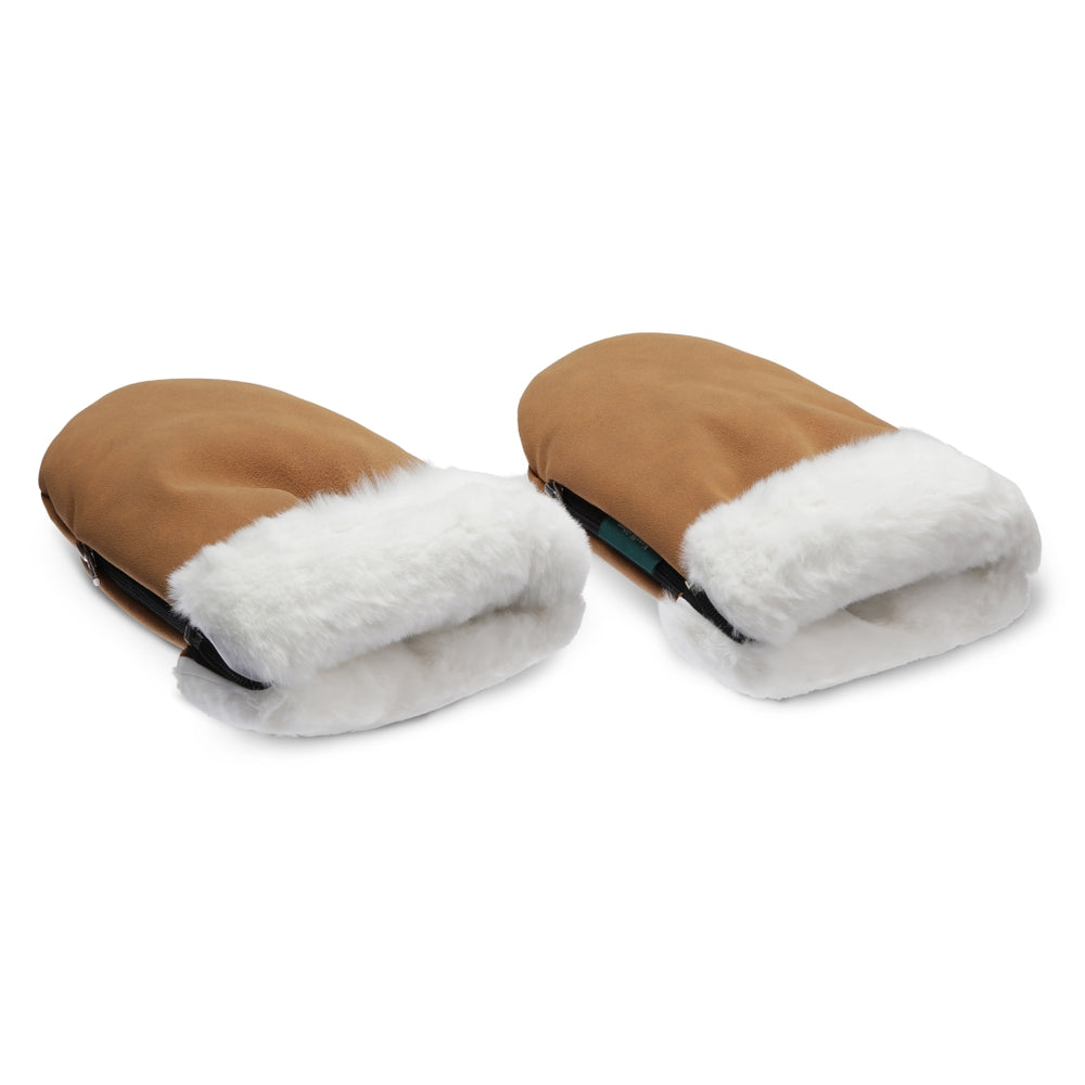 Kinderwagen-Handschuhe Østerbro Handsker 'Brown Faux Suede' - The Little One • Family.Concept.Store.