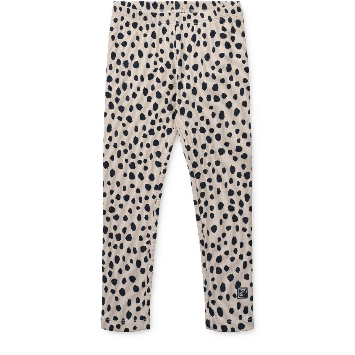 Leggings Marien aus Rippstrick 'Leo Spots/Mist'