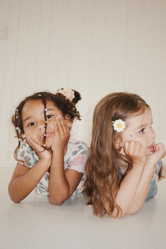 4er Set Haarclips 'Daisy'