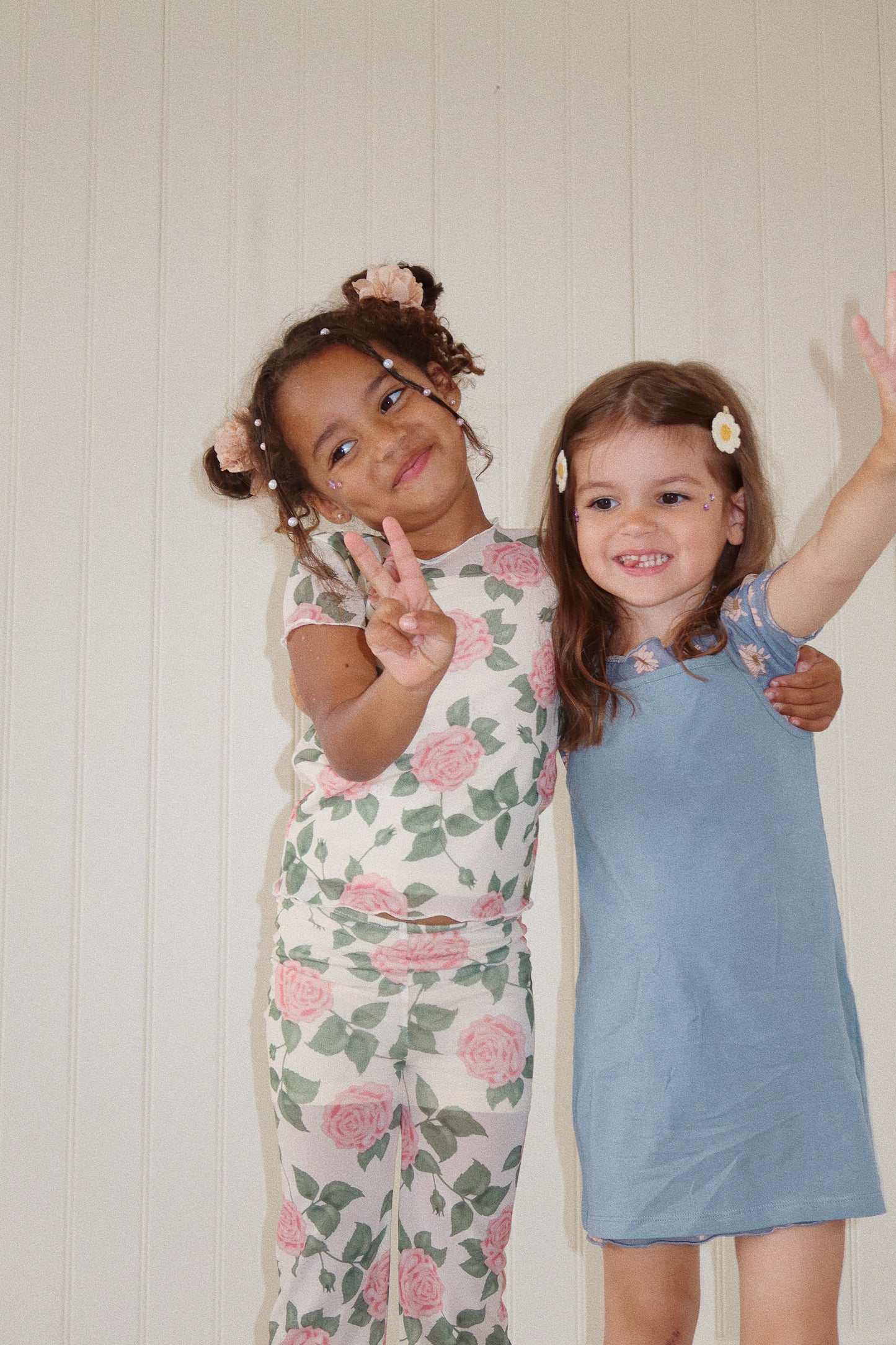 4er Set Haarclips 'Daisy'