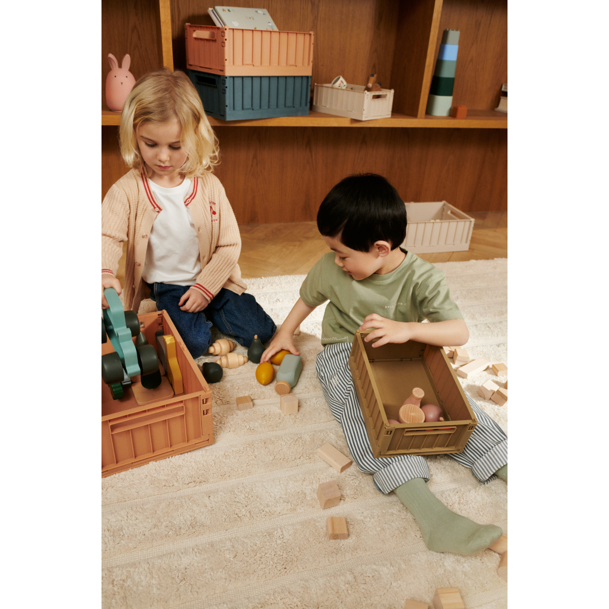 Aufbewahrungsbox Weston 2er-Set S 'Oat'