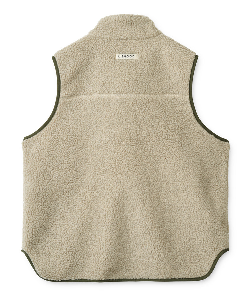Teddyweste Adult Viola 'Mist/Army Brown' - The Little One • Family.Concept.Store.
