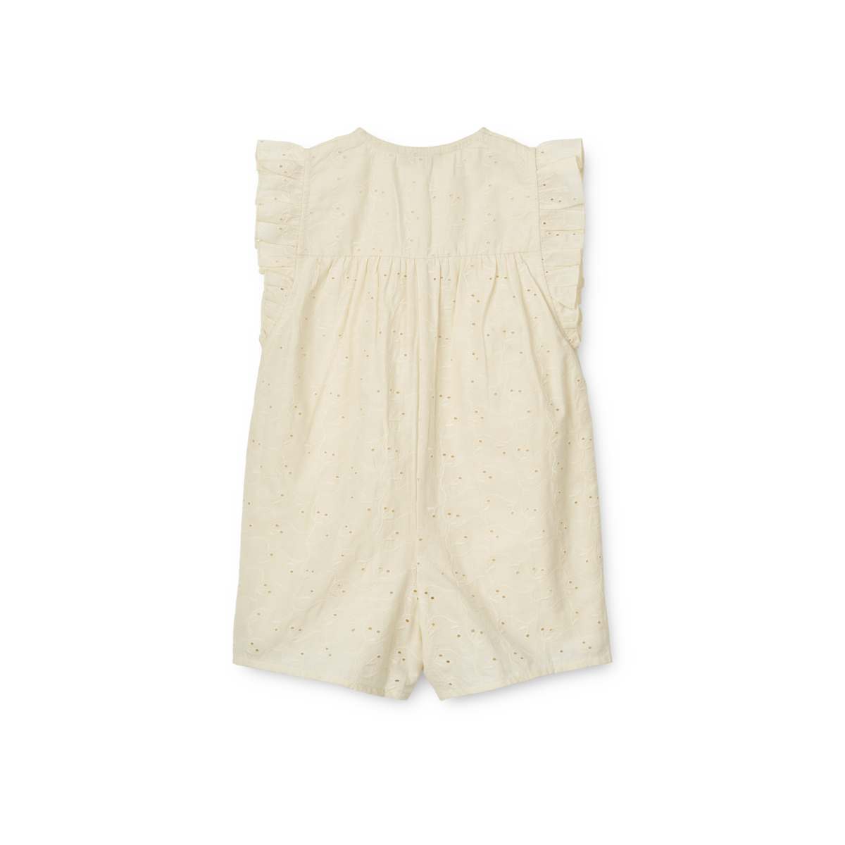 Jumpsuit mit Lochstickerei Holmfrid 'Cloud Cream'