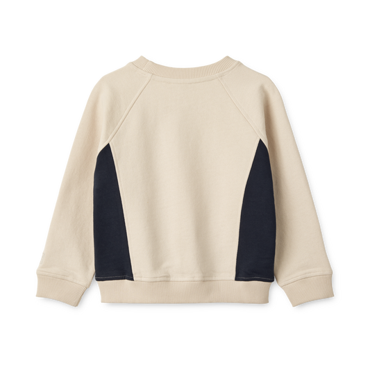 Sweatshirt Aude mit Print 'It Comes In Waves/Sandy'