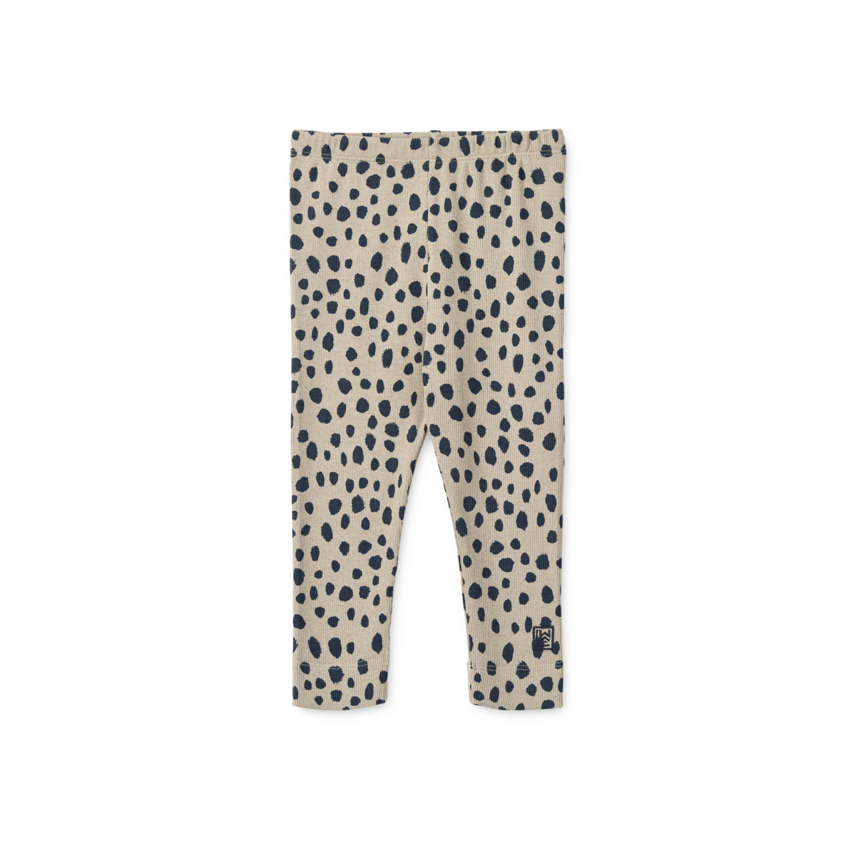 Leggings Marien aus Rippstrick 'Leo Spots/Mist'