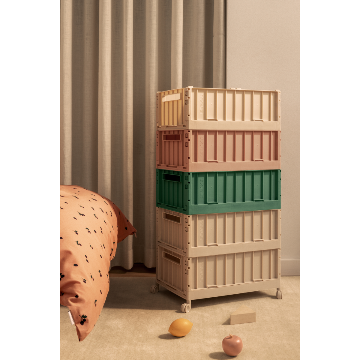 Aufbewahrungsbox mit Rollen Weston L 'Sandy'