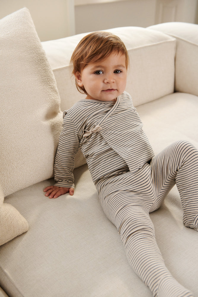 Wickeljäckchen Tadeo 'Sandy/Classic Navy' - The Little One • Family.Concept.Store.