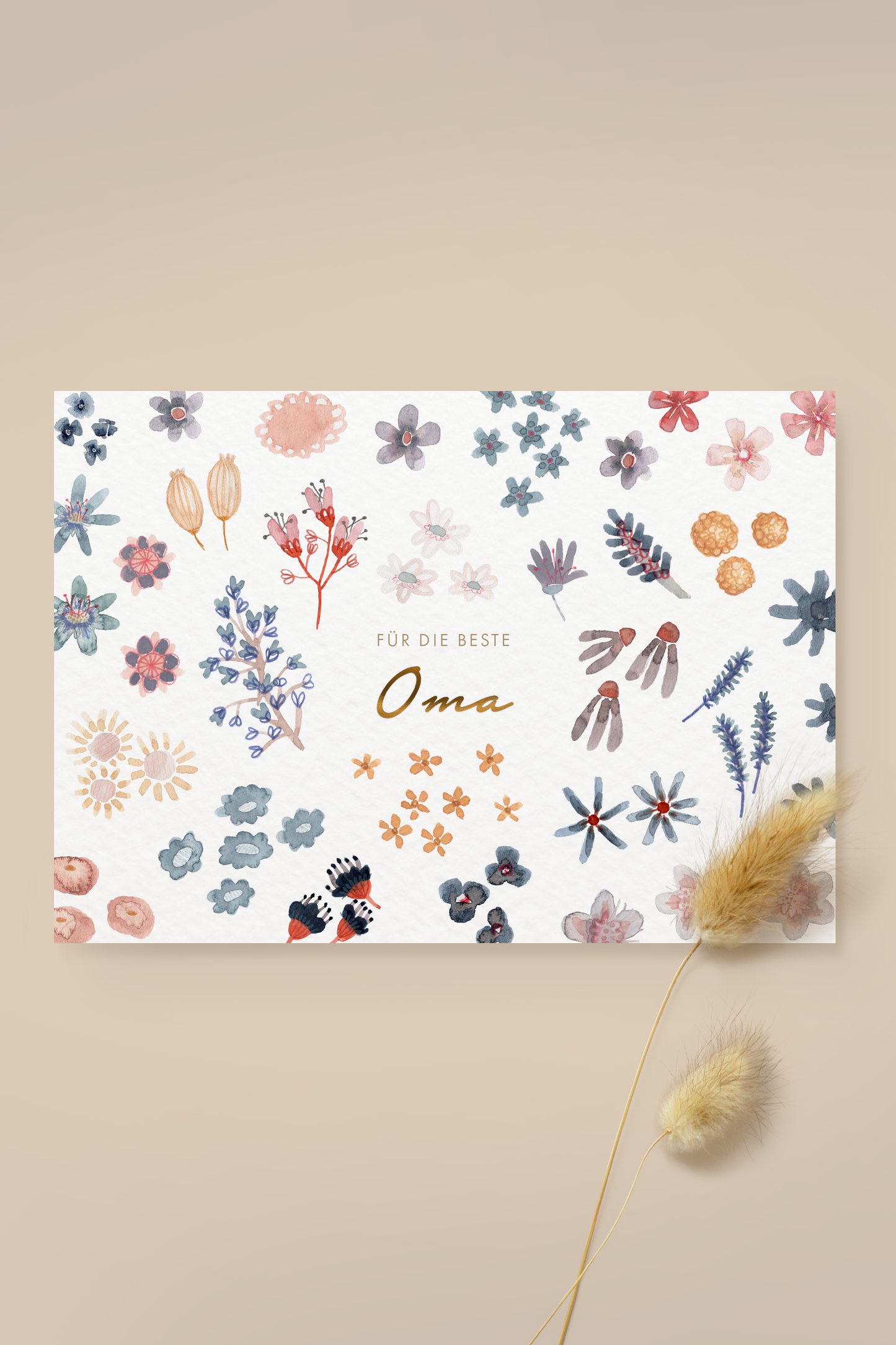 Grußkarte 'Oma'