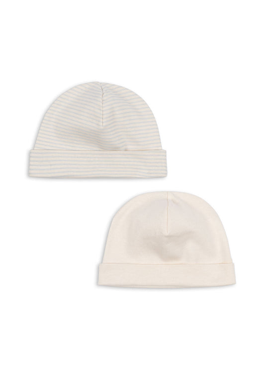 2er-Pack Beanie Fio Stripe 'Blue Mix'