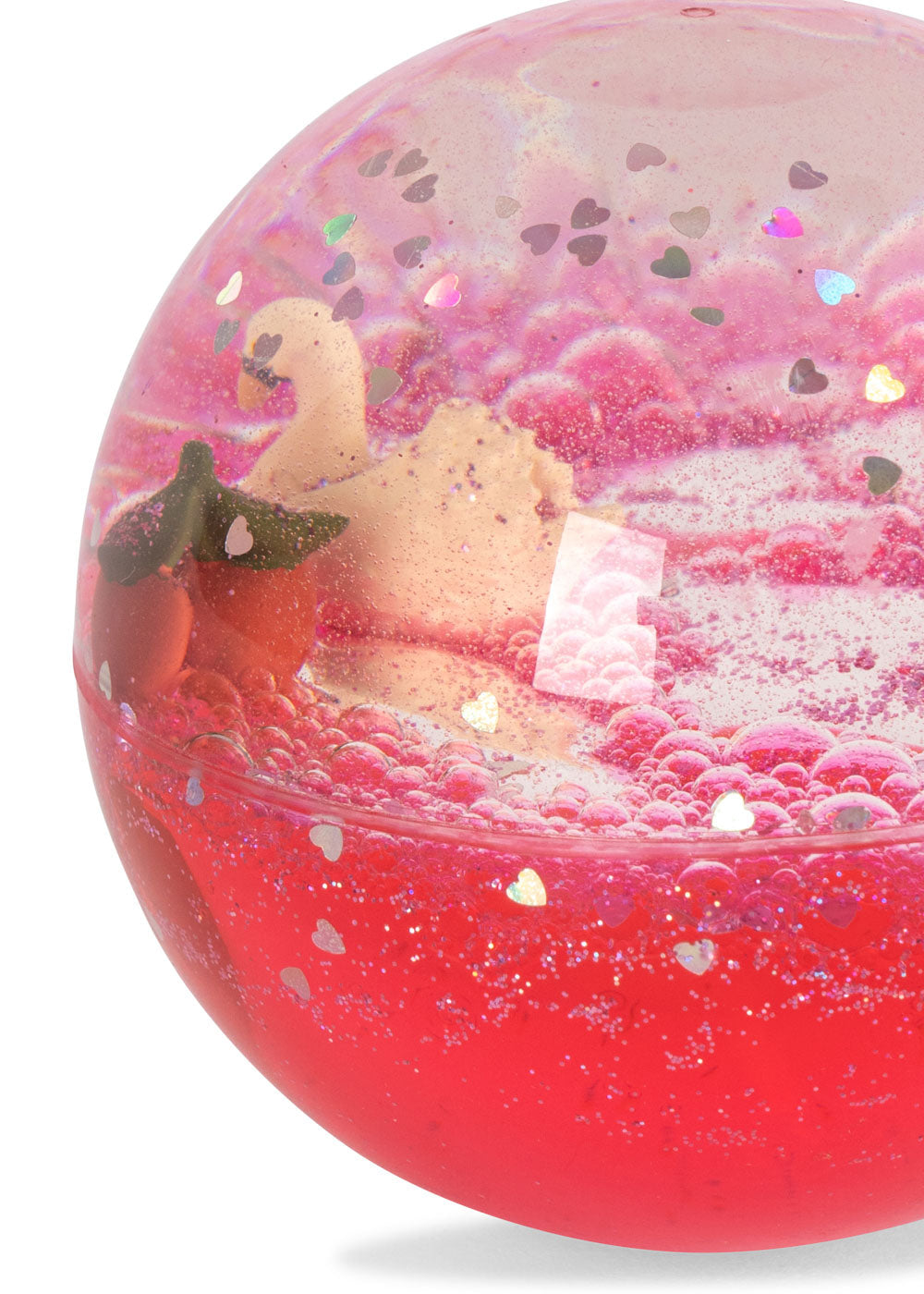 Glitter Wasserball 'Cherry'