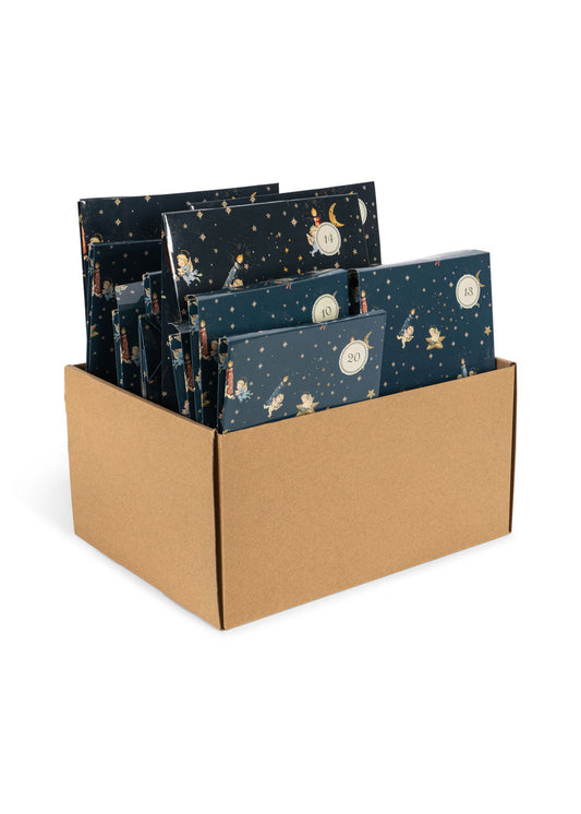 24-teiliger Adventskalender 'Blue'