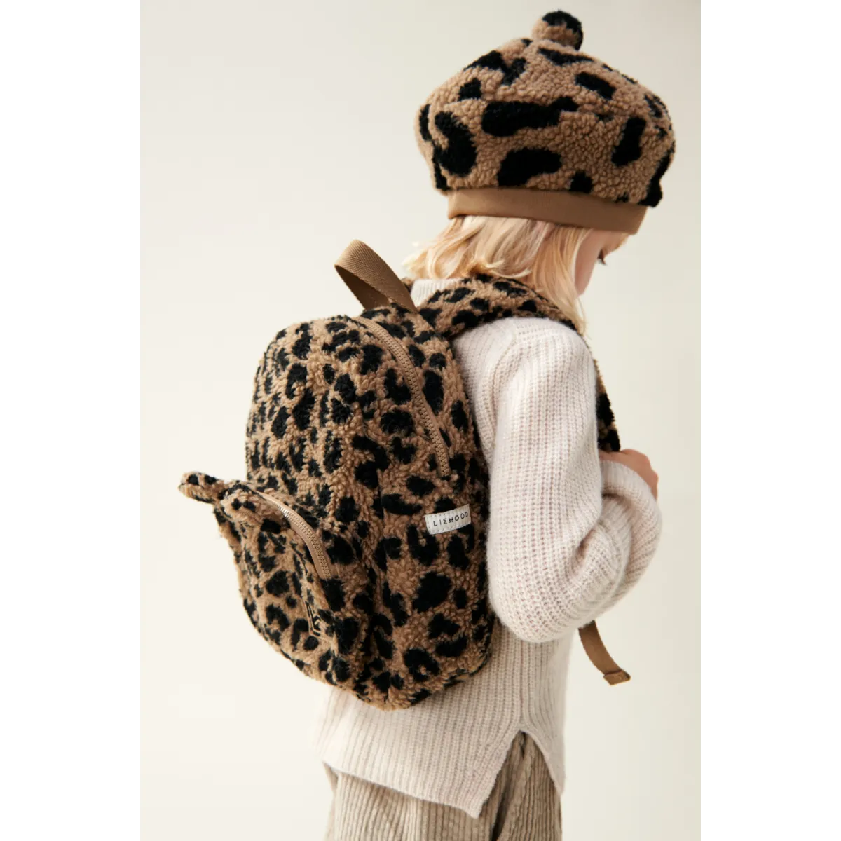 Rucksack Allan Pile Medium 'Leo Oat/Black Panther'