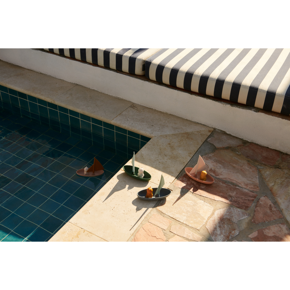 2er-Pack Spielzeugboote Ensley 'Whale Blue Multi Mix'