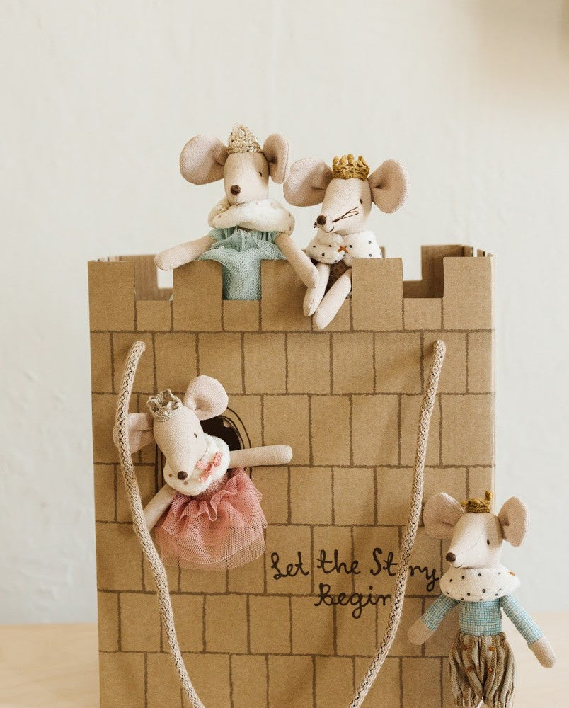 Geschenktüte Schloss 'Let The Story Begin' Mint - The Little One • Family.Concept.Store.
