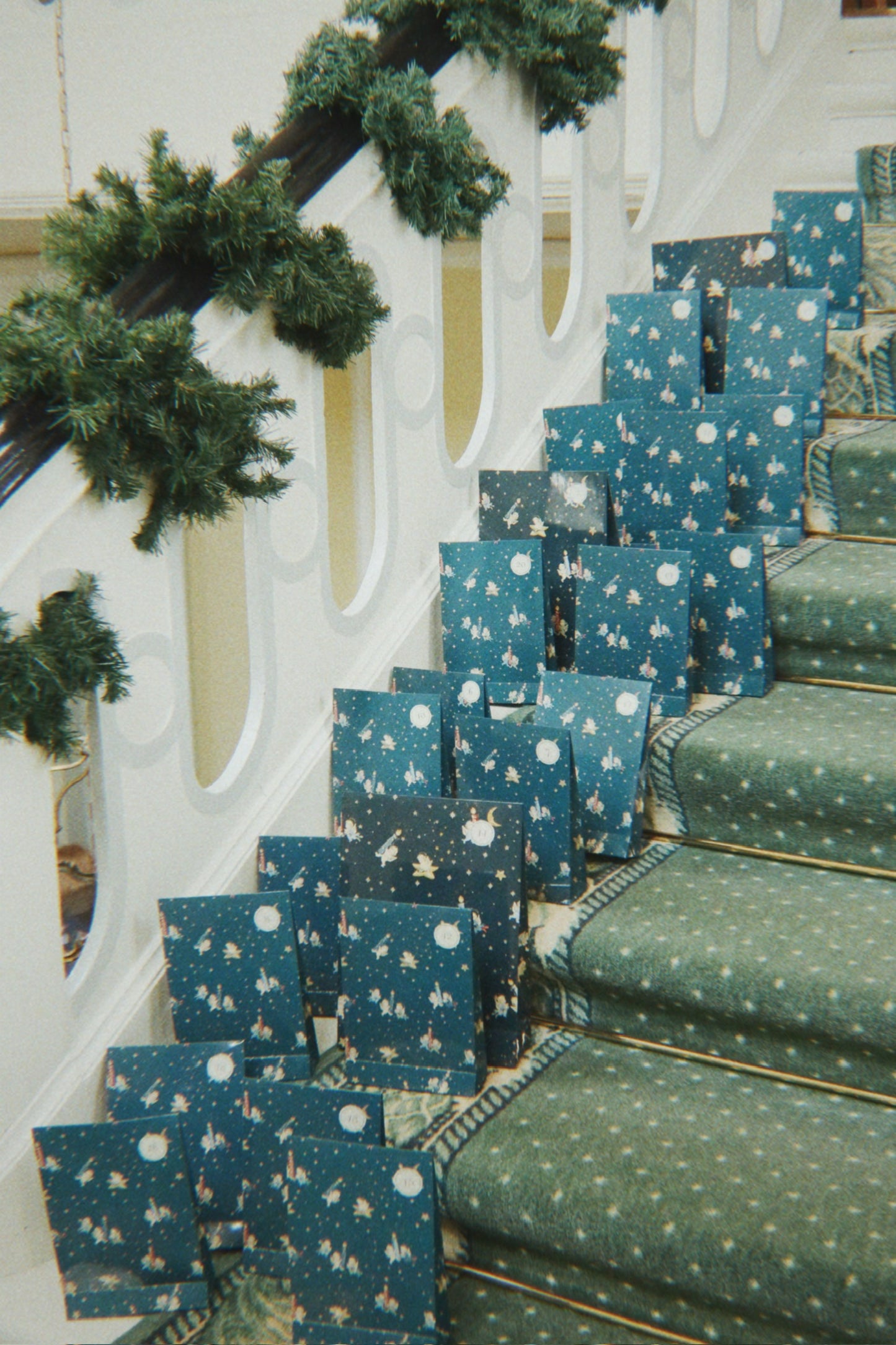 24-teiliger Adventskalender 'Blue'