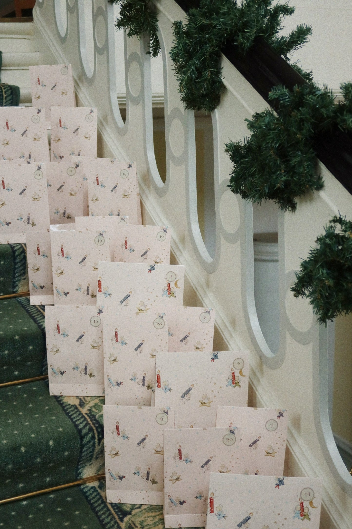 24-teiliger Adventskalender 'Beige'