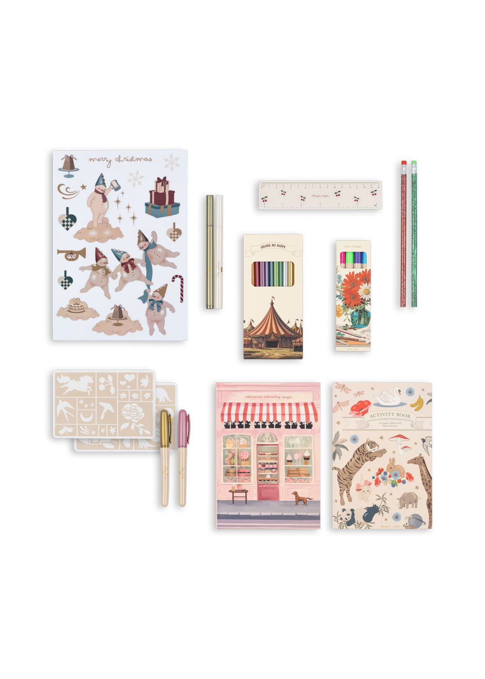 24-teiliger Adventskalender 'Beige'