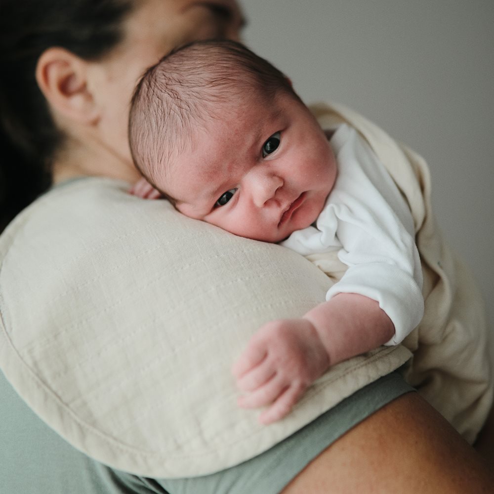 2er-Set Spucktuch Musselin 'Roman Green/Fog' - The Little One • Family.Concept.Store.