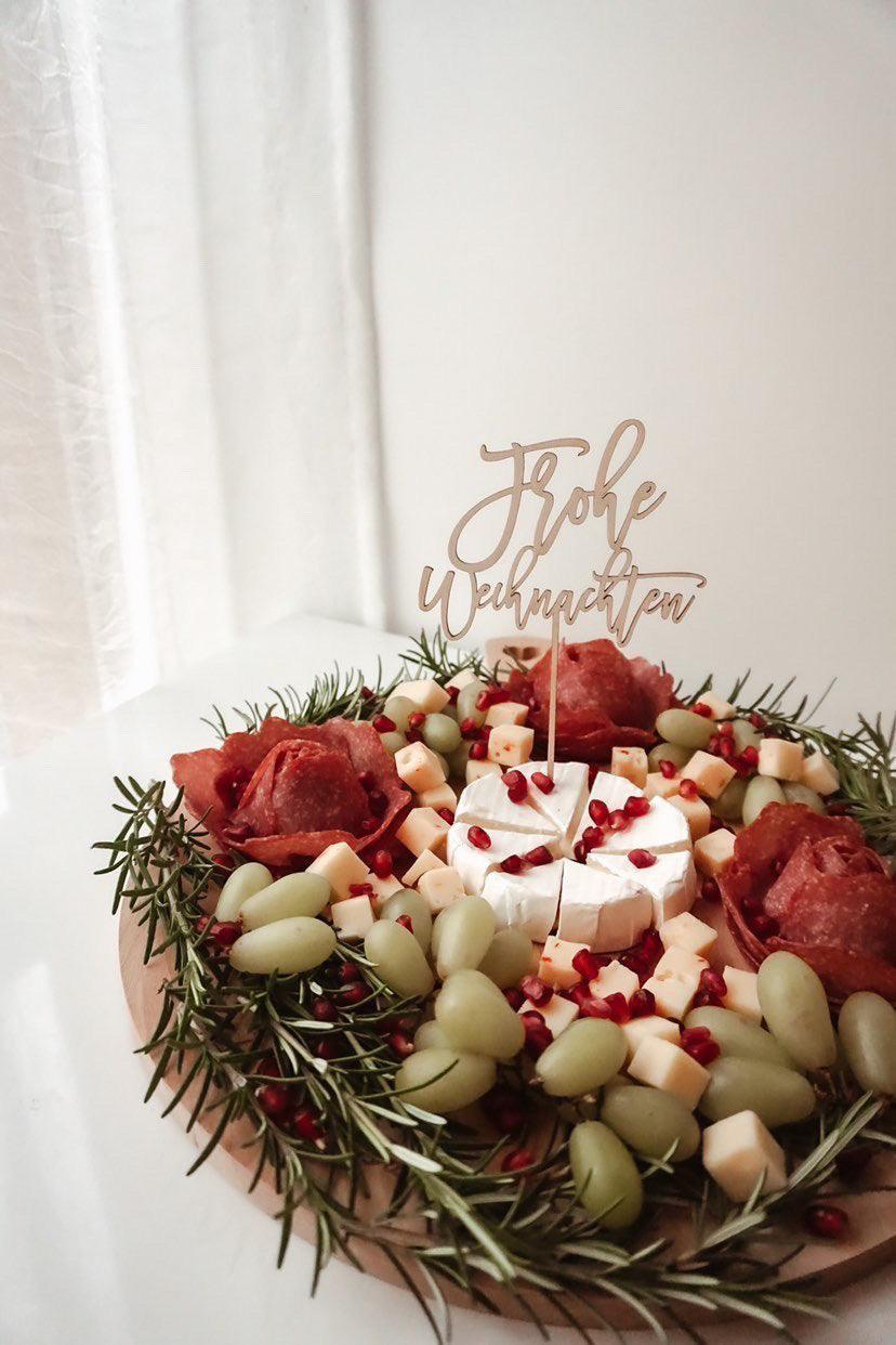 Cake Topper - Frohe Weihnachten - The Little One • Family.Concept.Store.