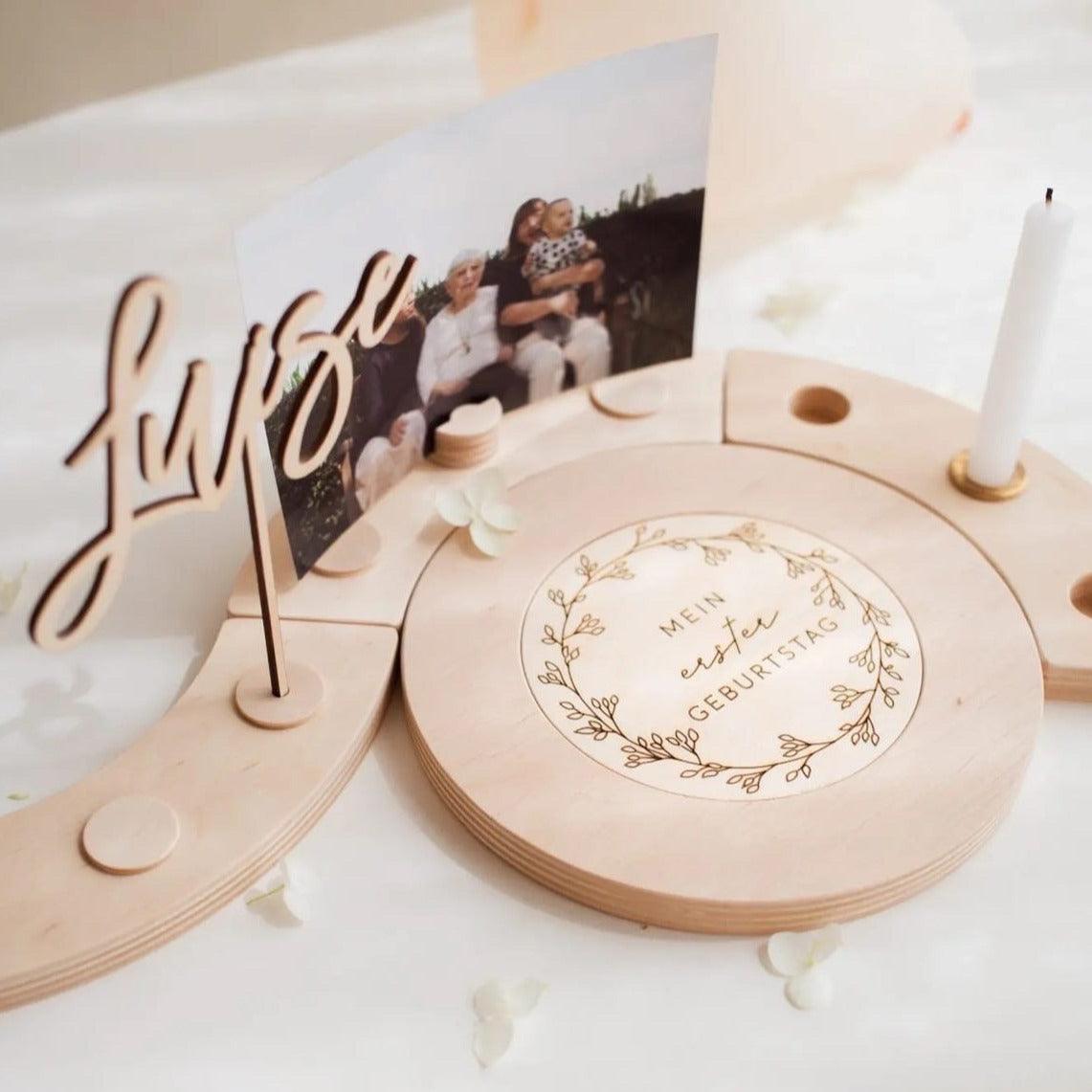 Meilensteinscheibe - Mein erster Geburtstag - The Little One • Family.Concept.Store.