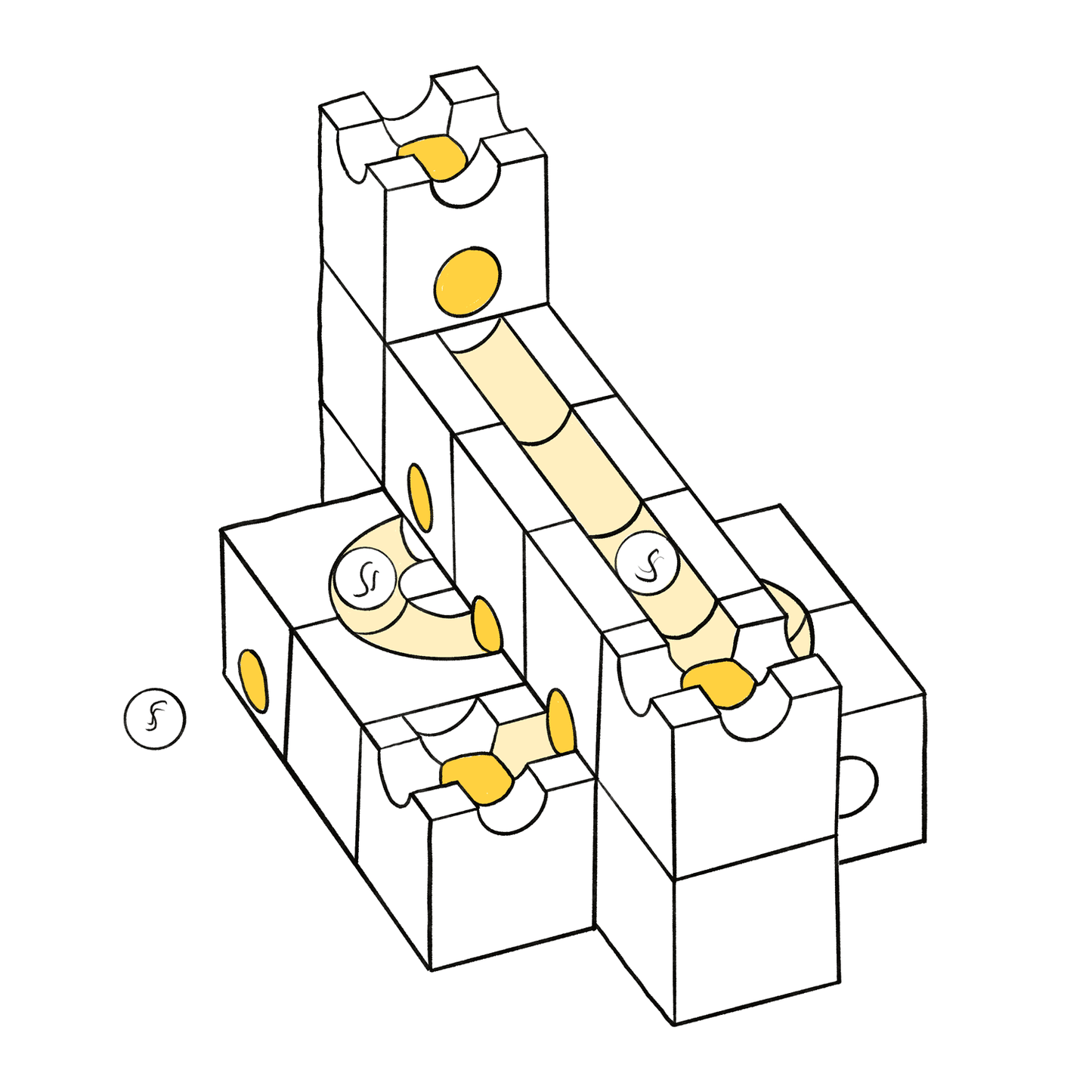Kugelbahn Standard 16- das kleine Starterset - The Little One • Family.Concept.Store.