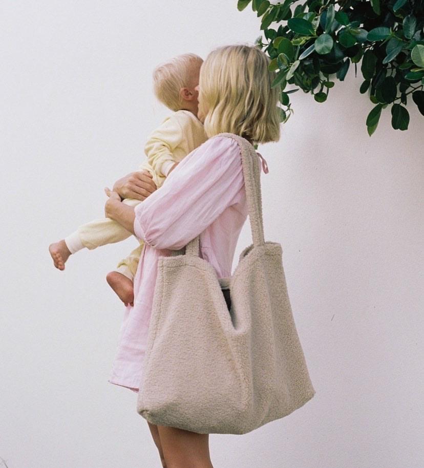 Mom Bag Teddy 'Ecru' - The Little One • Family.Concept.Store.
