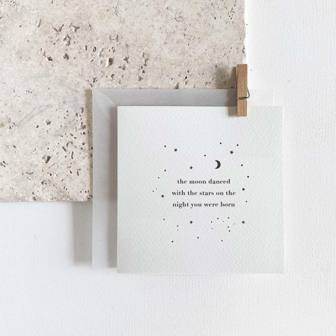 Grußkarte 'Moon' - The Little One • Family.Concept.Store.