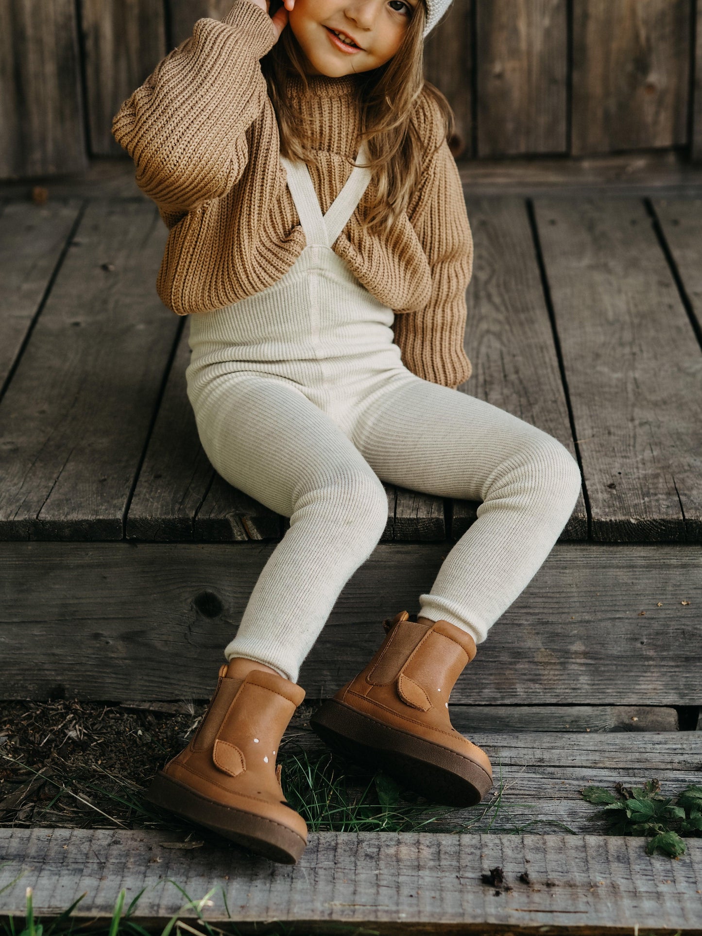 Strumpfhose Wooly Footless 'Cream Blend' - The Little One • Family.Concept.Store.