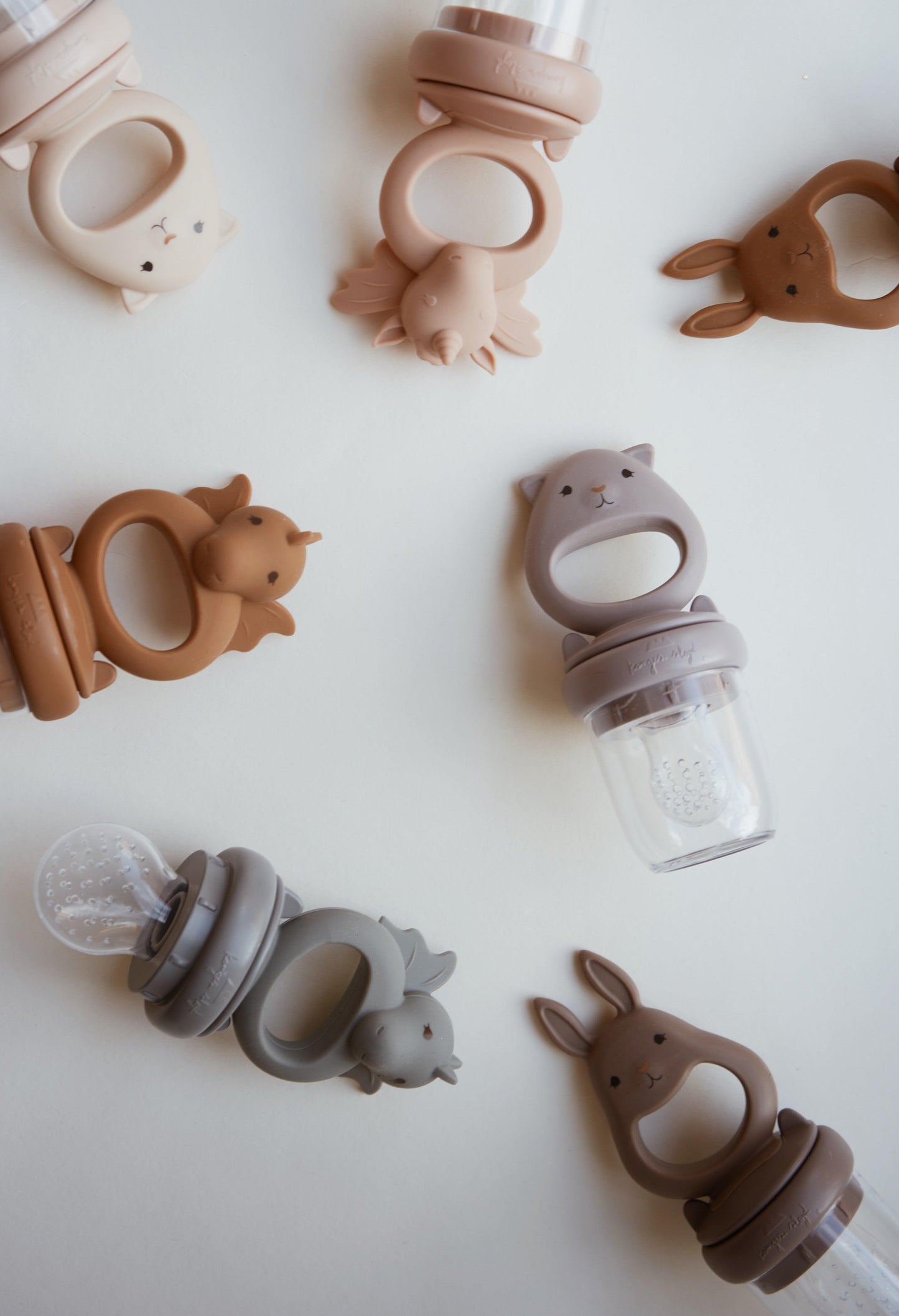 2er-Set Silikon-Fruchtsauger Dragon 'Whale/L'Eau' - The Little One • Family.Concept.Store.