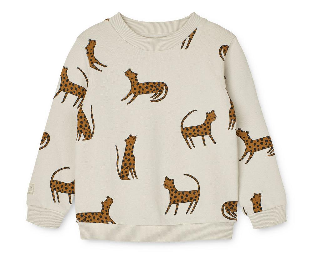 Soft leopard sweater cheap