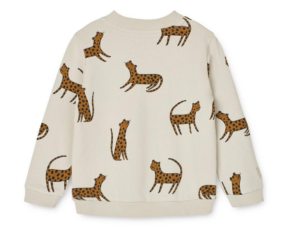 Sweatshirt Thora 'Leopard Sandy' - The Little One • Family.Concept.Store.