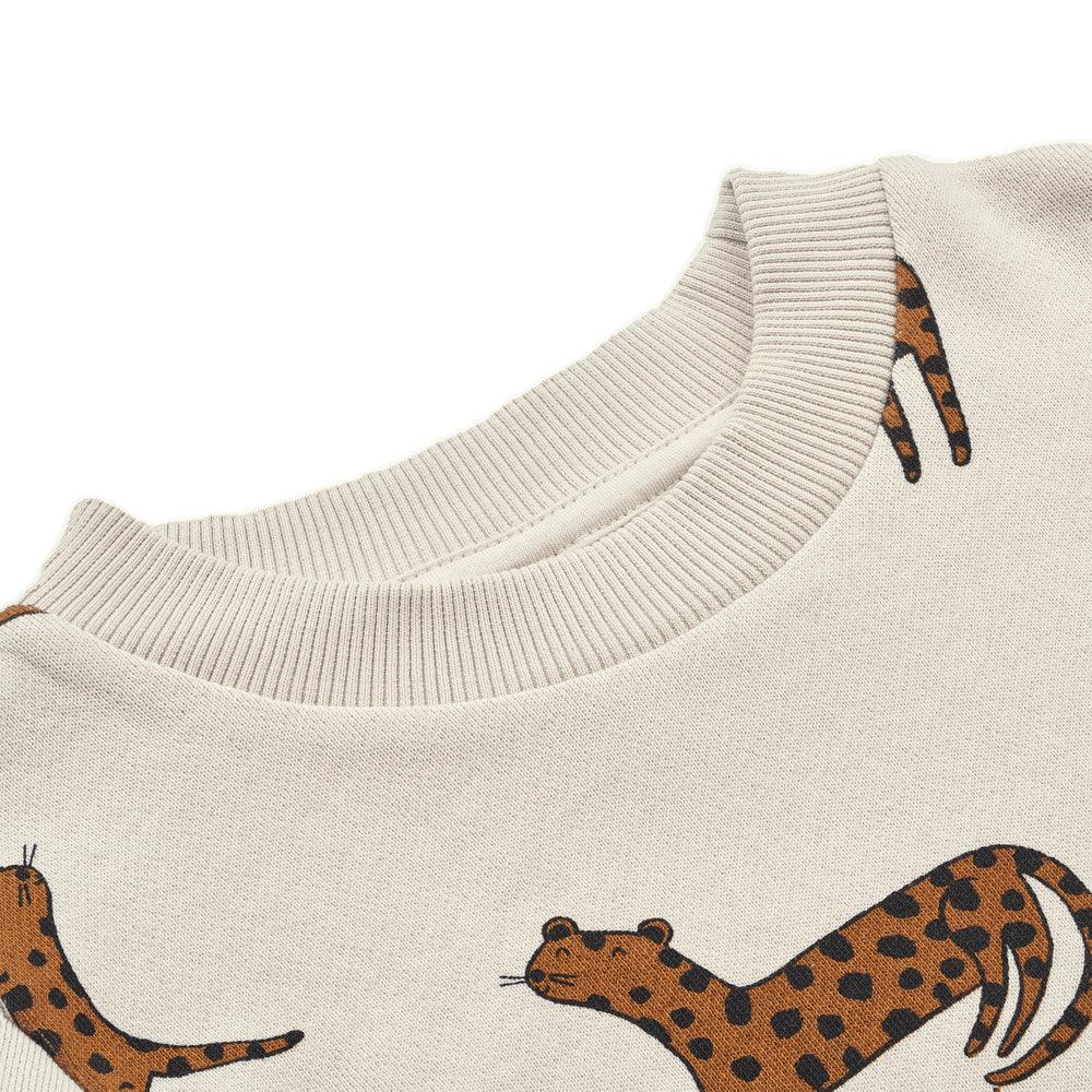 Sweatshirt Thora 'Leopard Sandy' - The Little One • Family.Concept.Store.