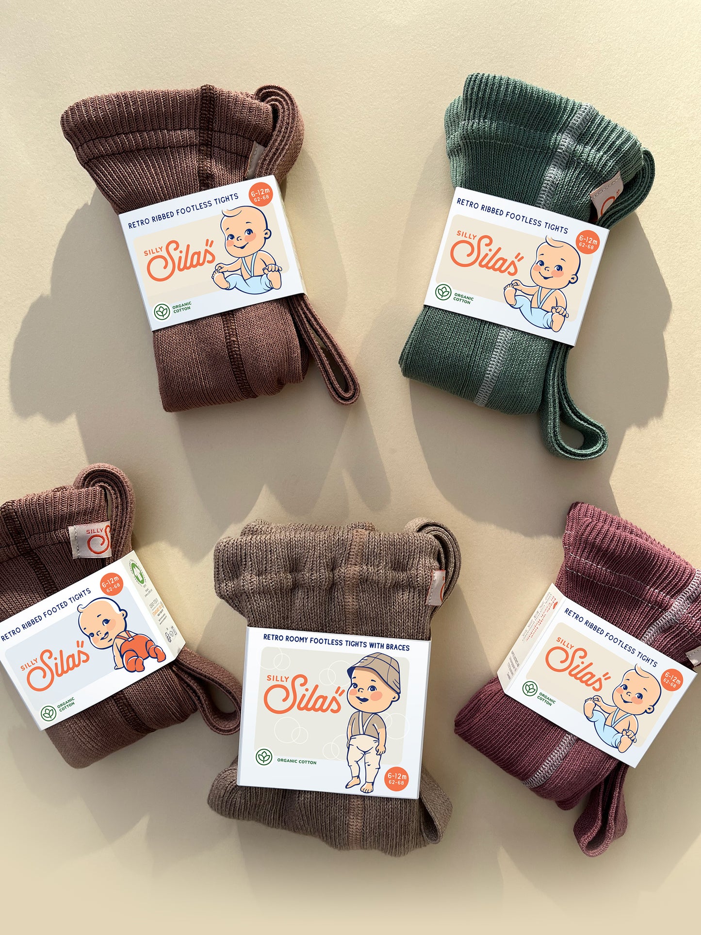 Strumpfhose Footless 'Matcha Oat Latte' - The Little One • Family.Concept.Store.