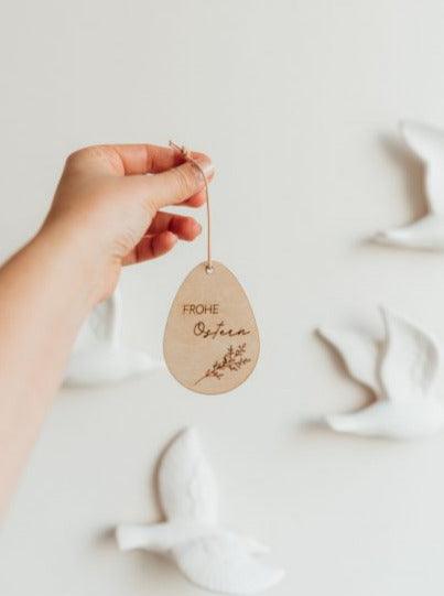 Anhänger Osterei 'Frohe Ostern' - The Little One • Family.Concept.Store.