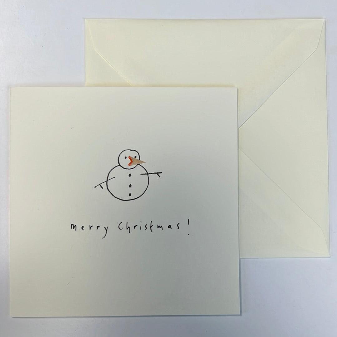 Grußkarte 'Merry Christmas Snowman' - The Little One • Family.Concept.Store.