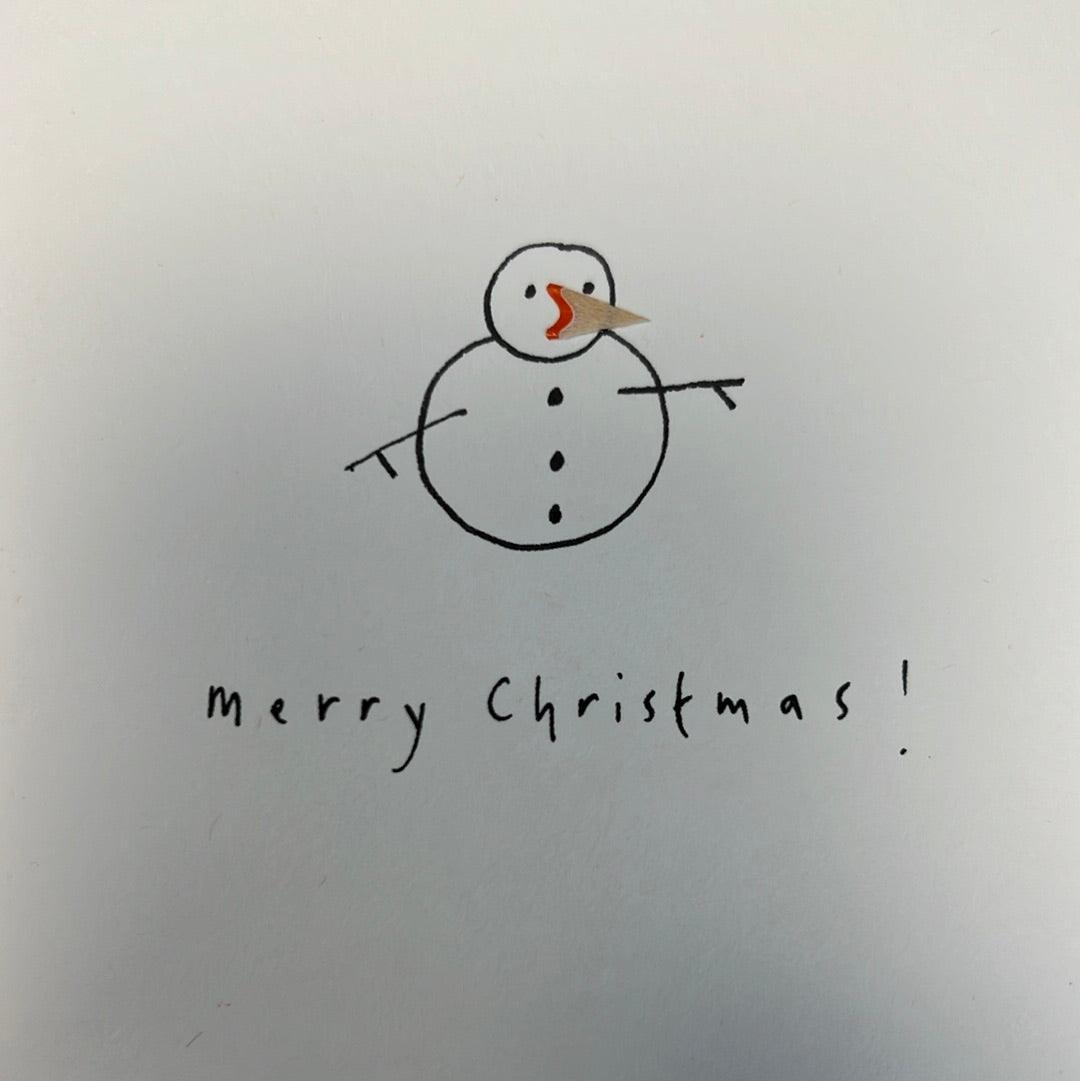 Grußkarte 'Merry Christmas Snowman' - The Little One • Family.Concept.Store.