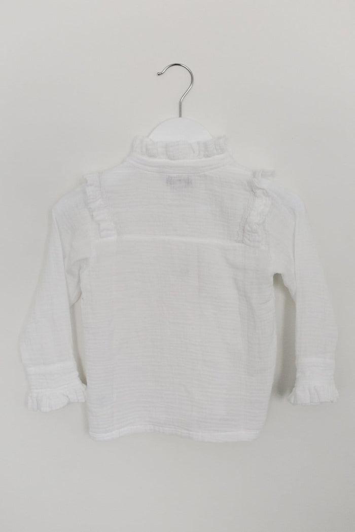 Musselinbluse mit Rüschen - The Little One • Family.Concept.Store.