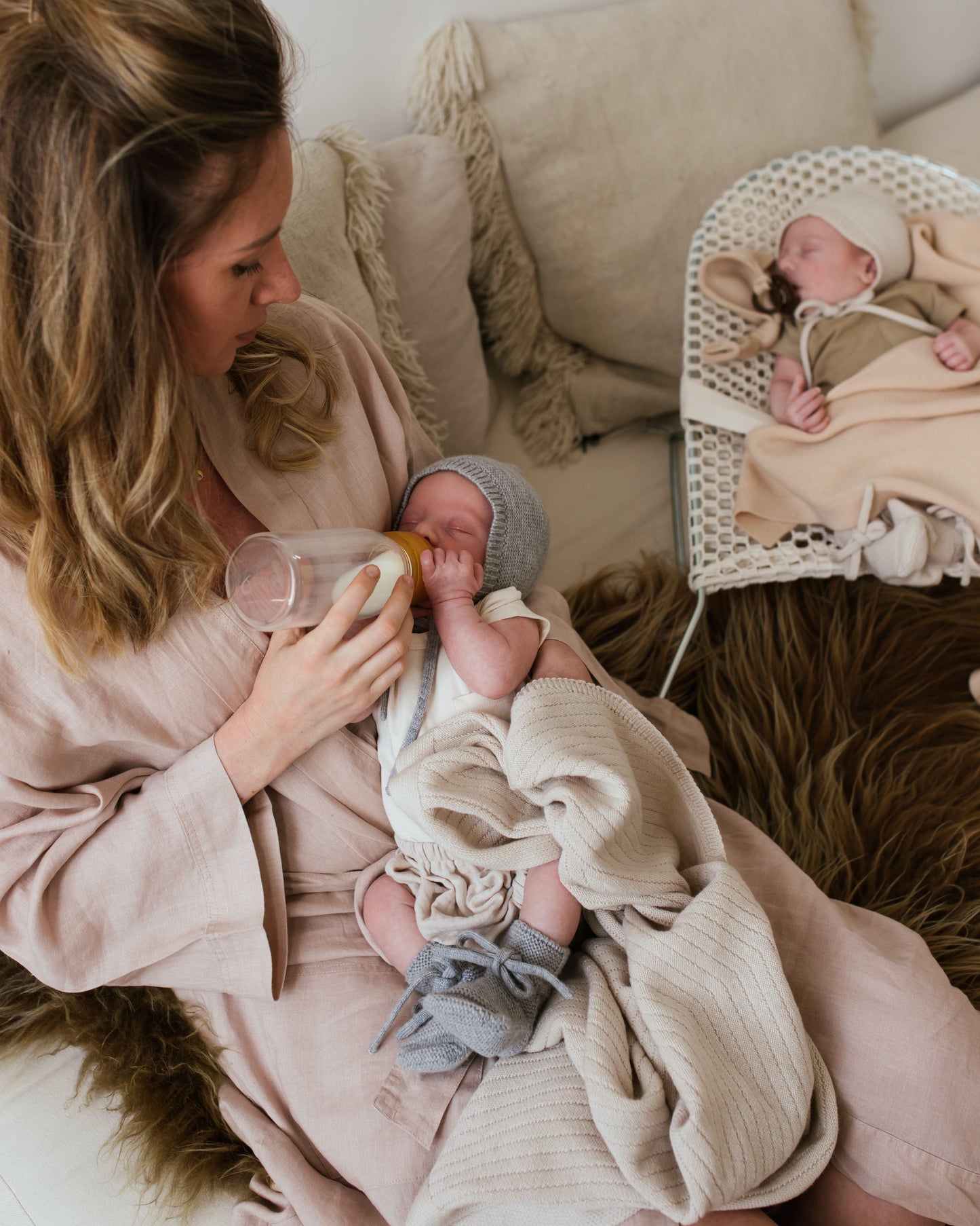 Booties 'Grey Melange' - The Little One • Family.Concept.Store.