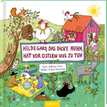 Cuno/Mensing • Hildegard, das dicke Huhn, hat vor Ostern viel zu tun - The Little One • Family.Concept.Store.