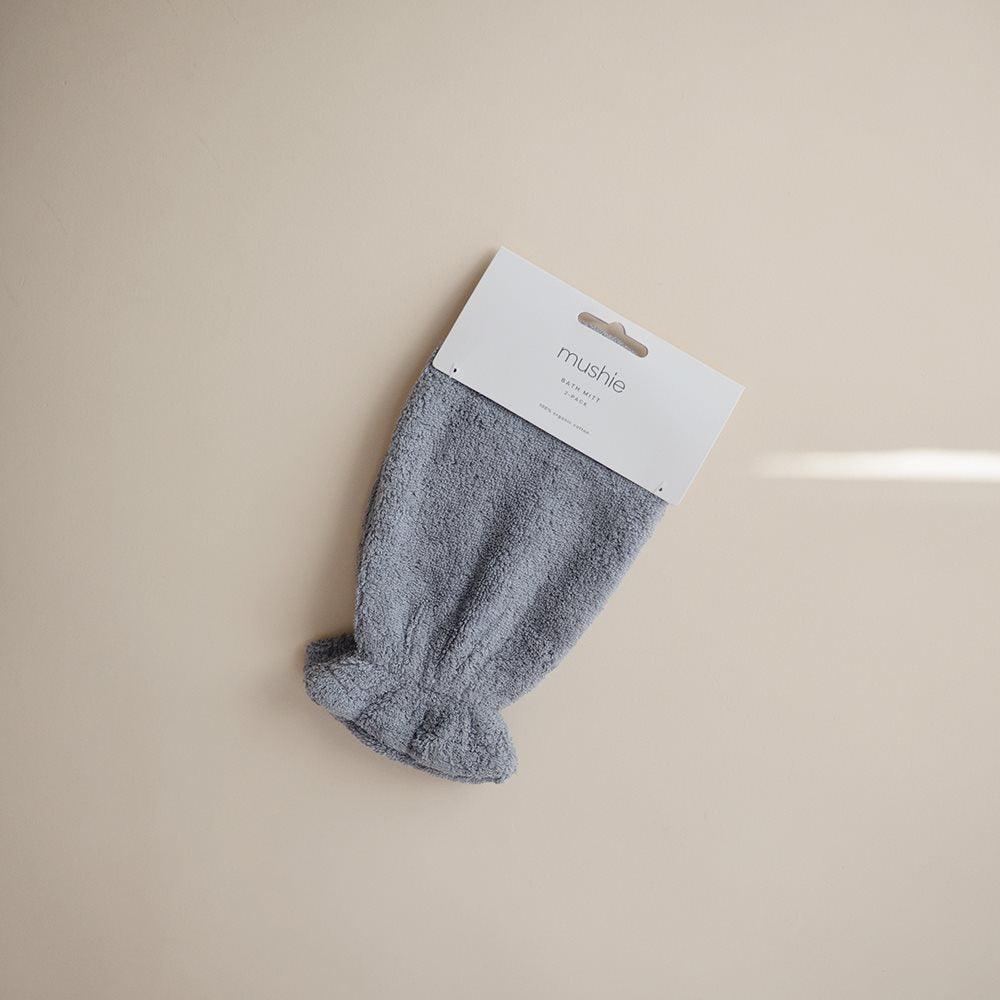 2er Set Waschhandschuhe 'Gray' - The Little One • Family.Concept.Store.