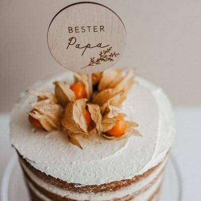 Cake Topper - Bester Papa - The Little One • Family.Concept.Store.