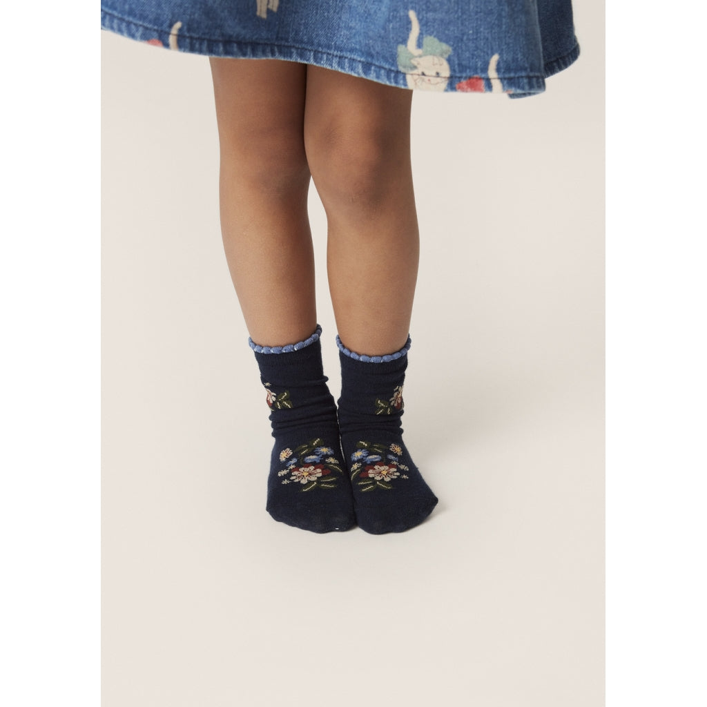 2er-Pack Lapis Socken 'Cat/Flower' - The Little One • Family.Concept.Store. 