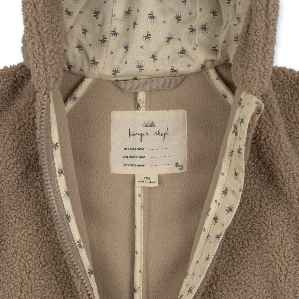 Grizz Teddy Onesie 'Oxford Tan' - The Little One • Family.Concept.Store. 